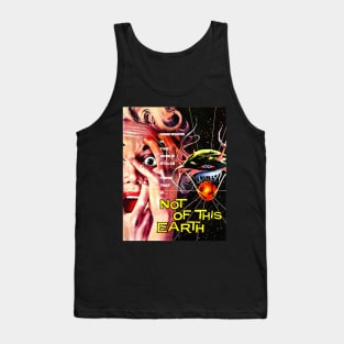 Classic Science Fiction Movie Poster - Not of This Earth Tank Top